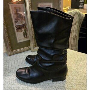Ladies 6.5 Black Leather Boots